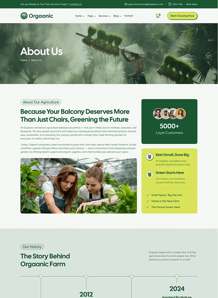 Inner Page 1 website pertanian